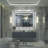 Wayfair Basics® UL Certified Front & Back LED Anti-Fog Tempered Glass Framed Bathroom/Vanity Mirror-1233668515