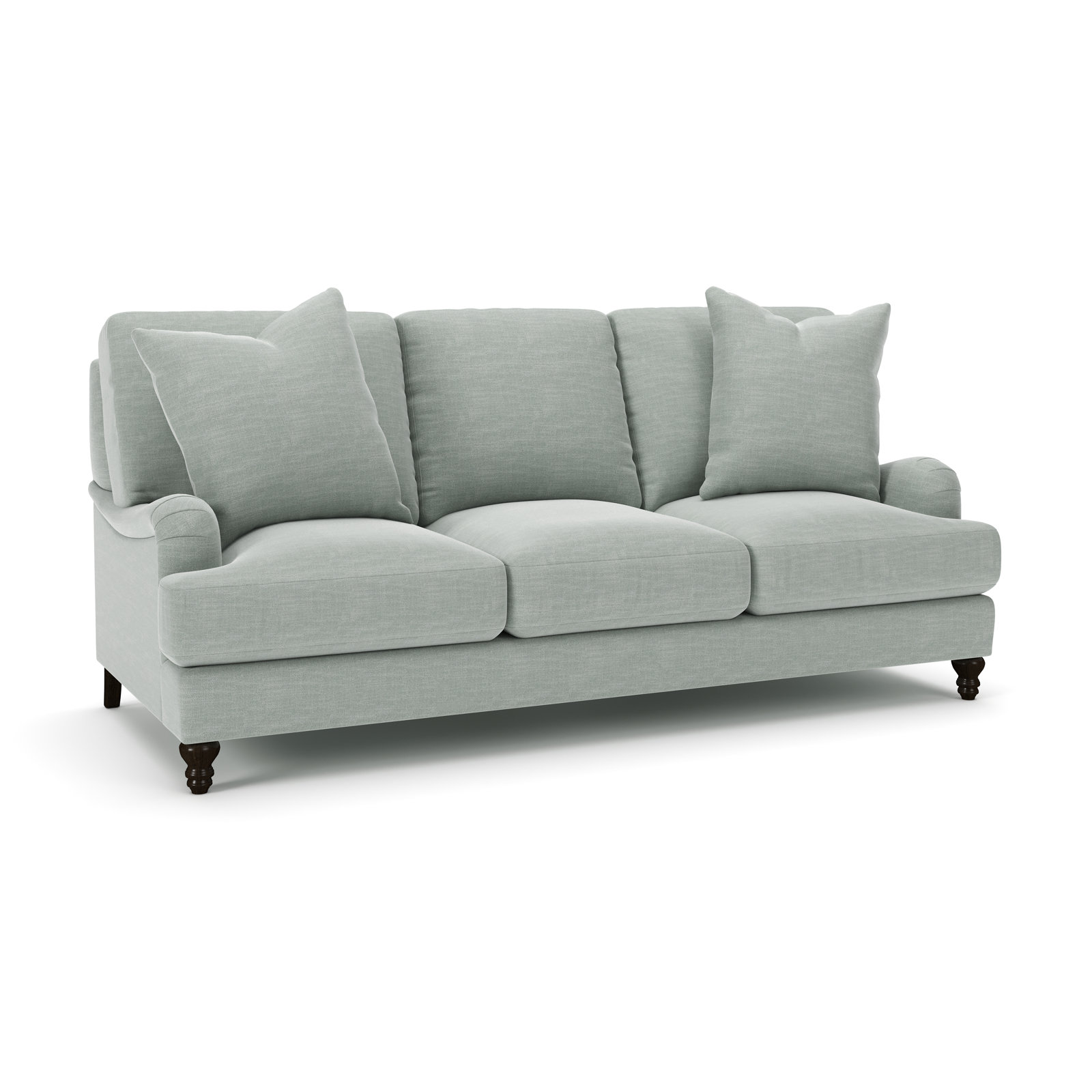 Walters 88" Cotton Sofa, Conversation Capri Basketweave