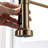 Kitchen Faucet With Pull Down Sprayer, Single Handle Single Lever Kitchen Sink Faucet With Deck Plate