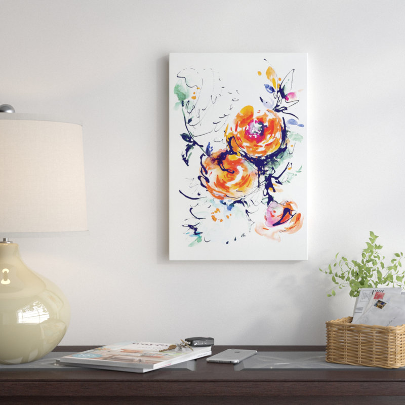 « fire », art mural sur toile tendue, H 40 po x l 26 po x P 1,5 po