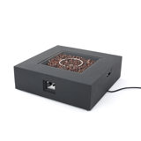 Fen Square Magnesium Oxide Propane Fire Pit Table