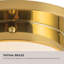 Mineral 8-in Brass Flush Mount-1180263548-1180263549