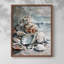 NAUTICAL Series CCXC - reproduction encadrée de qualité supérieure - prête à être accrochée - aucun clou requis-1553546708-1553546714
