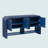 Versatile Console Table With Woven Wood Slats And Solid Wood Veneer, Suitable-1605929033