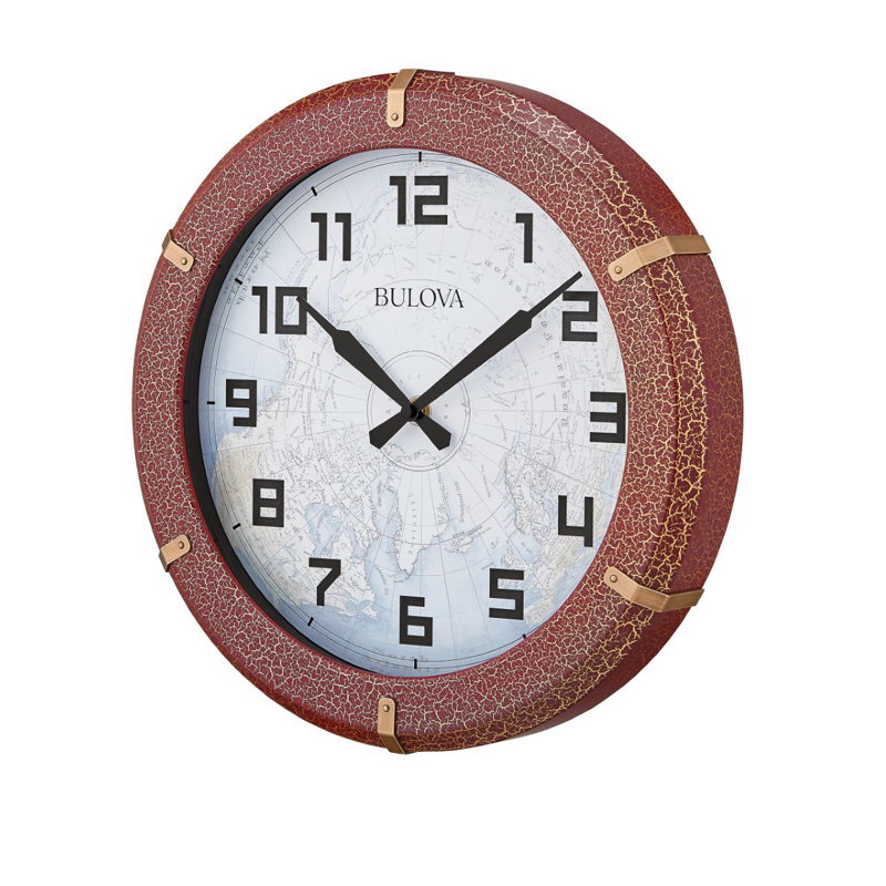 Breakwater Bay 8B7AEC70D40C48DCBB019166DBD0BA7A Cartographer Wall Clock