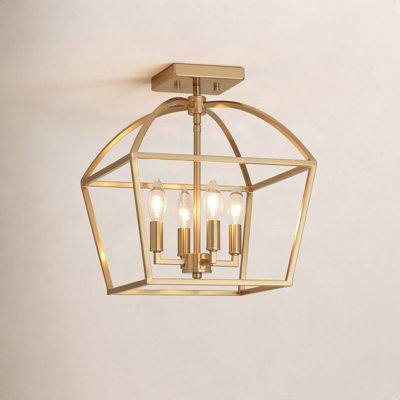 Alfreda 13" 4-Light Semi Flush Mount