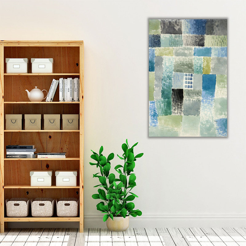 Première maison dans un règlement, 1926 - reproduction d'art sur toile, H 36 po x l 24 po