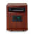 LifeSmart LifePro 6 Element 1500W Infrared Quartz Indoor Space Heater, Brown