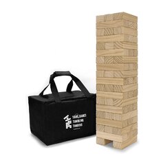 Large Tower Wooden Stacking Outdoor Games for Adults and Family Yard Lawn Blocks  Games - Includes Rules and Carrying Bag-54 Pcs Premium Wood: Buy Online at  Best Price in UAE 