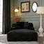 Chaise longue surdimensionnée en velours côtelé pour l'intérieur