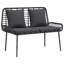 Poly Rattan Outdoor Bench