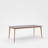 Dames Rectangular Outdoor Dining Table , 75 " W 35 " D