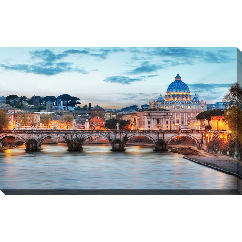 « rome i », reproduction de photo sur toile, H 36 po x l 60 po x P 1,5 po