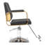 Fauteuil de salon pivotant en similicuir Kriselle-1182673597