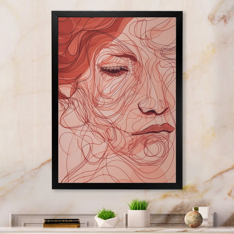 «On the Edge of Style», reproduction d'art sur toile, L 24 po x H 32 po, Cadre noir