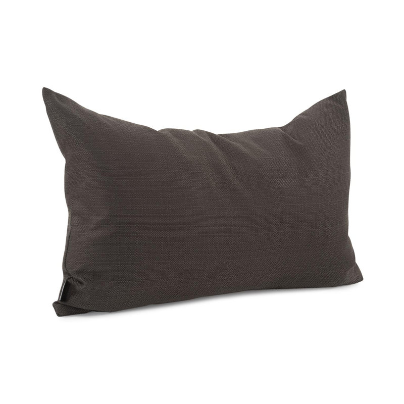 Coussin 14 x 22 Sterling - Insert, Polyester, Gris anthracite