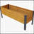 Wood Rectangular Garden Planter Box