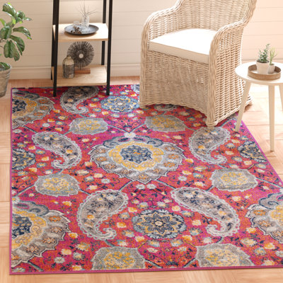 Wisner Paisley Area Rug