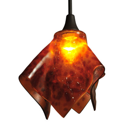Luminaire suspendu en forme de cloche unique à 1 lumière Kayme Cheta