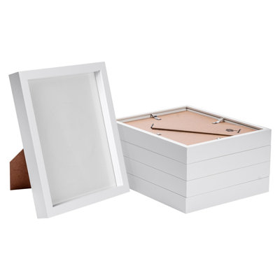 Nicola Spring - 3D Box Photo Frames - 8" x 10" - White