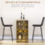 Counter Stool with Metal Frame
