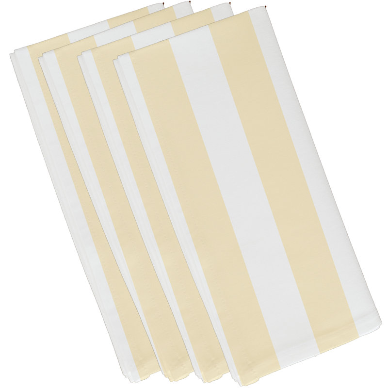 Ensemble de serviettes 4 pièces Aksel, Jaune