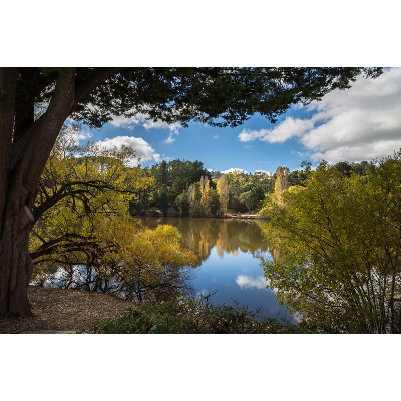 Kaing Lake Daylesford, Victoria, Australia 1 Piece Wrapped Canvas Wall Art, 61cm H x 91cm W x 3.8cm D