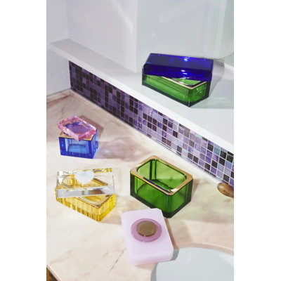 White Heart Crystal Jewelry Box