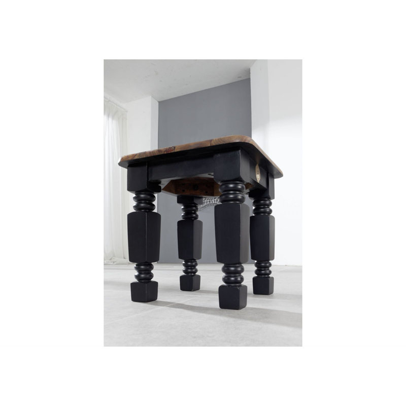 New Boston Solid Wood Accent Stool