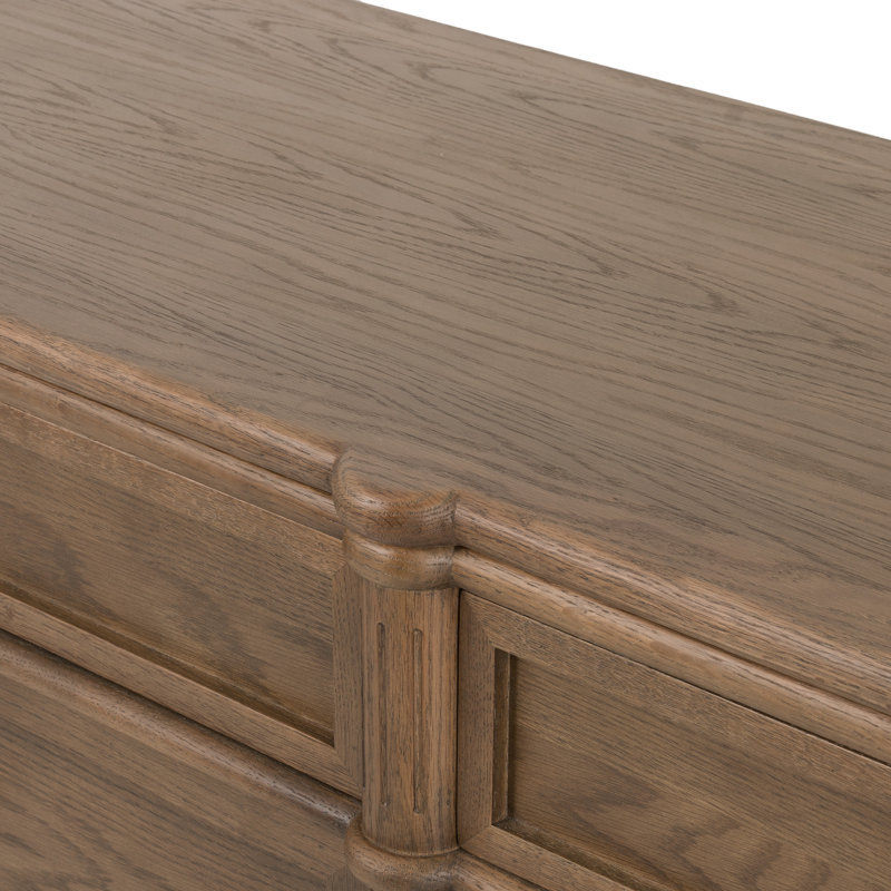 Toulouse 9 - Drawer Dresser, Toasted Oak