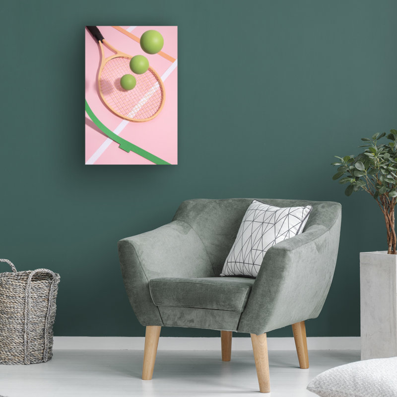 Œuvre sur toile, Julia Ramiro Tenis, H 12 po x l 19 po