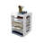 7 Tiers Paper Organizer For Desk Desktop White File Holder Office Desk Organizer Mail Letter Tray & Paper Sorter Document Notebooks Storage Rack