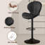 Bar Stools Set of 2 Modern Swivel Bar Chairs, Barstools Counter Height with High Backrest Easy 3-5 Minute Assembly for Bar, Kitchen, Dining Room-269593247-509190431