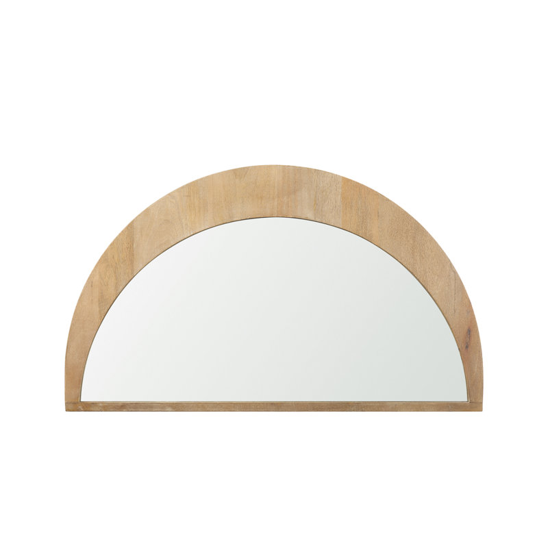 Miroir Vixe, 22,3 po x 36 po, Marron clair