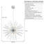 Luminaire suspendu 12 lumières Sputnik Sphere