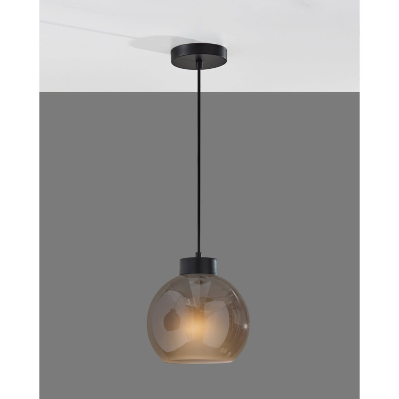 Atticus Pendant, Black, Matte Black