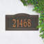 Plaque d'adresse murale 1 ligne Signature Series-825069304-825069307-825069308