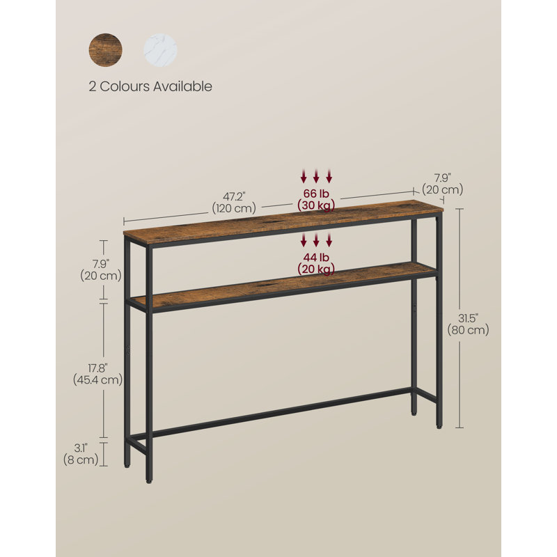 Alijandra Glass Top End Table, Brown
