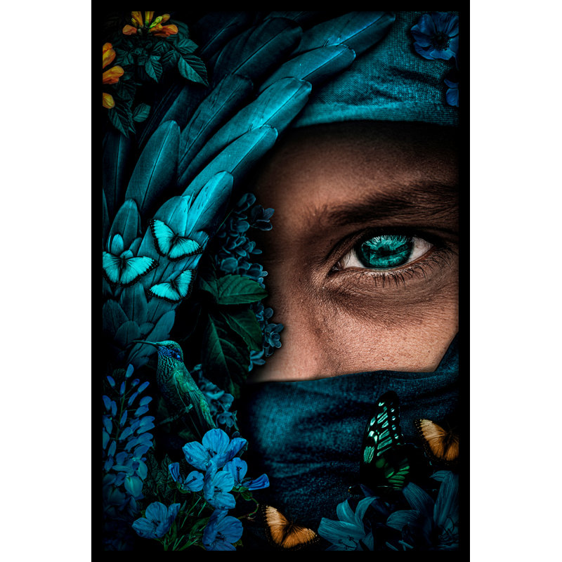 Mystery - Print on Plastic / Acrylic, Black Frame, 180cm H x 120cm W x 10cm D
