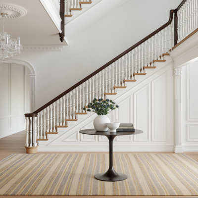 Marn Striped Handmade Jute Rug