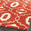 Tapis rouge / ivoire touffeté à la main Carolene-22513118