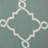 Fretwork Print Grommet Top Window Valance Seafoam/White 50X18"-112791720
