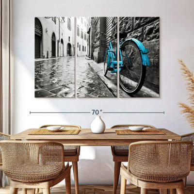 Mehar Retro Blue Bicycle