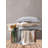 Premium Quilt Cover Set, Yellow & Grey | 50% Cotton / 50% Polyester, Duvet Cover 78.7 x 78.7 inches & 2 Pillowcases 31.5 x 31.5 inches | Machine Washable, Envelope & Button Closure, Elegant Design-105519495