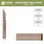 Moulure de teinture pour bois massif WM518-96930355