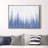 Rainy Winter Textured Metallic by Martin Edwards - Floater Frame Painting Print on Canvas