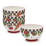 Deck The Halls Breakfast Bowls Set Of 4