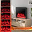 Galeano 6.5'' W Black Electric Fireplace Insert with 5100 BTU-1951119654