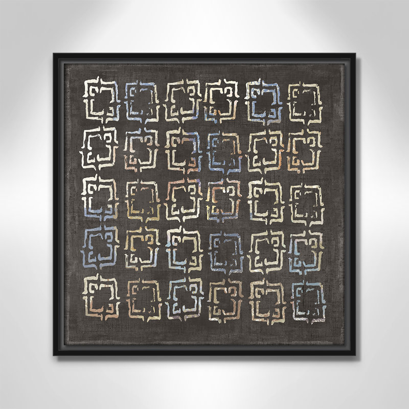 «Golden Folklore II» par Aimee Wilson, Noir, H 17,5 po x l 17,5 po