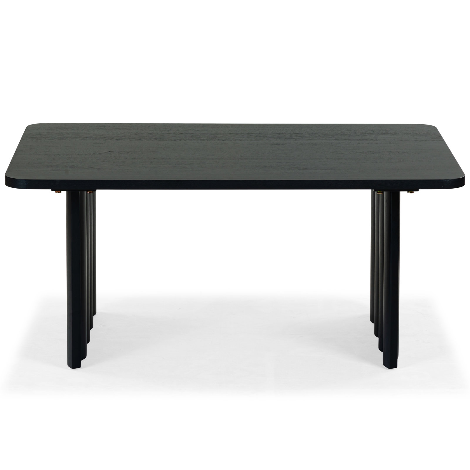 30" Rectangular Coffee Table, Black
